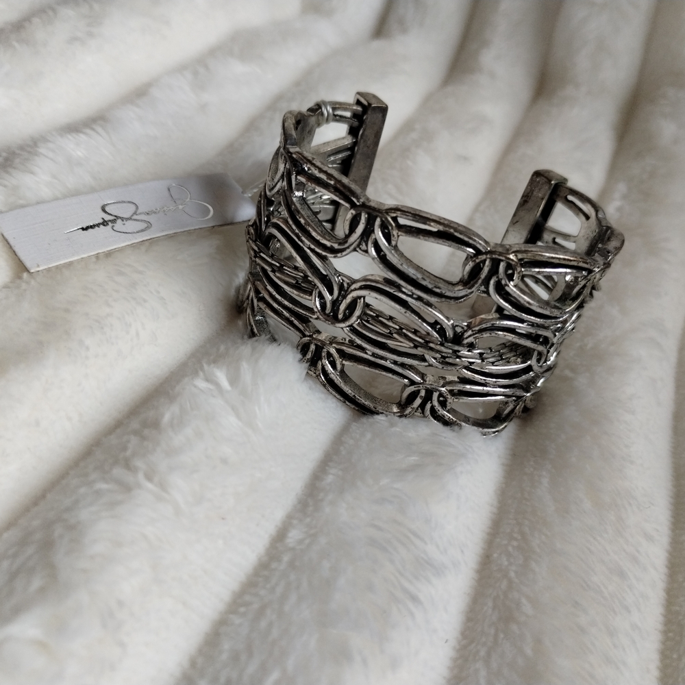 Jessica Simpson Silver Cuff